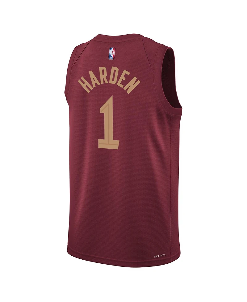 Nike Big Boys and Girls James Harden Wine Cleveland Cavaliers Swingman Jersey - Icon Edition