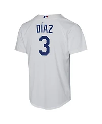 Nike Big Boys and Girls Edwin Diaz White Los Angeles Dodgers Baseline Jersey