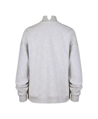 '47 Brand Women's Heather Gray Carolina Hurricanes Subtle Muse Sweatshirt