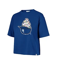 '47 Brand Women's Royal Los Angeles Dodgers Ice Cream Helmet T-Shirt