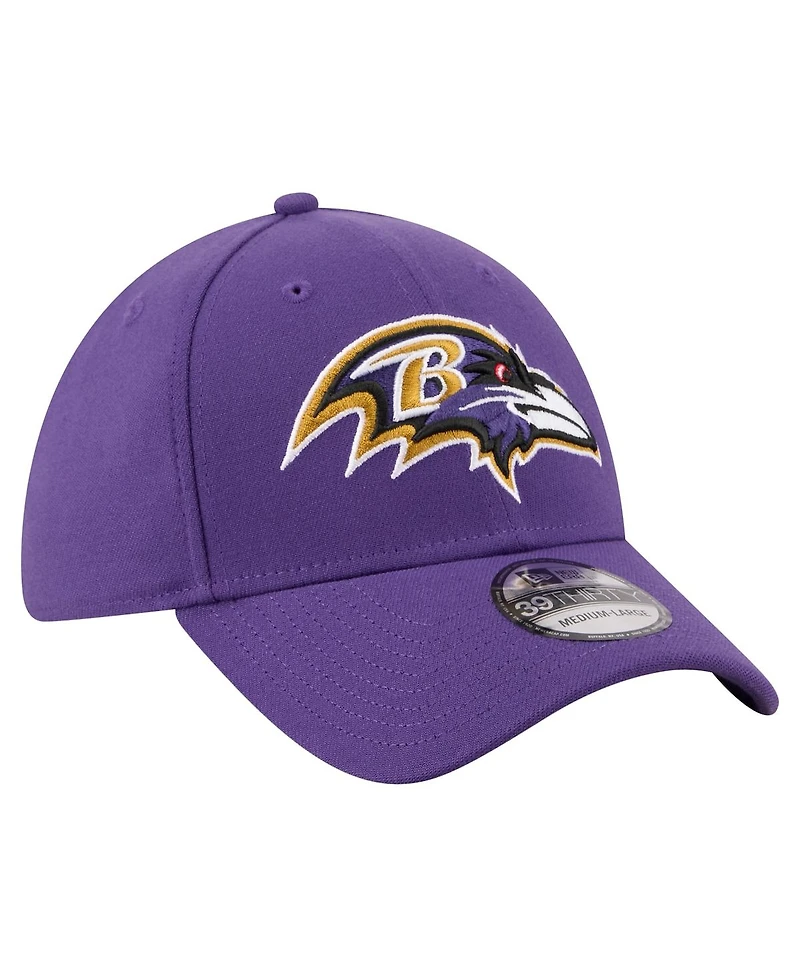 New Era Men's Purple Baltimore Ravens Core Team 39THIRTY Flex Hat