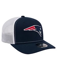 New Era Men's Navy New England Patriots 9SEVENTY Trucker Adjustable Hat
