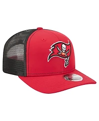 New Era Men's Red Tampa Bay Buccaneers 9SEVENTY Trucker Adjustable Hat
