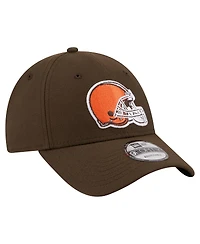New Era Men's Brown Cleveland Browns Core Team 9FORTY Adjustable Hat