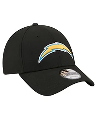 New Era Men's Black Los Angeles Chargers Core Team 9FORTY Adjustable Hat