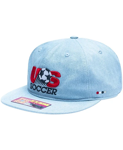 Fan Ink Men's and Women's Light Blue Usmnt Making History Snapback Hat