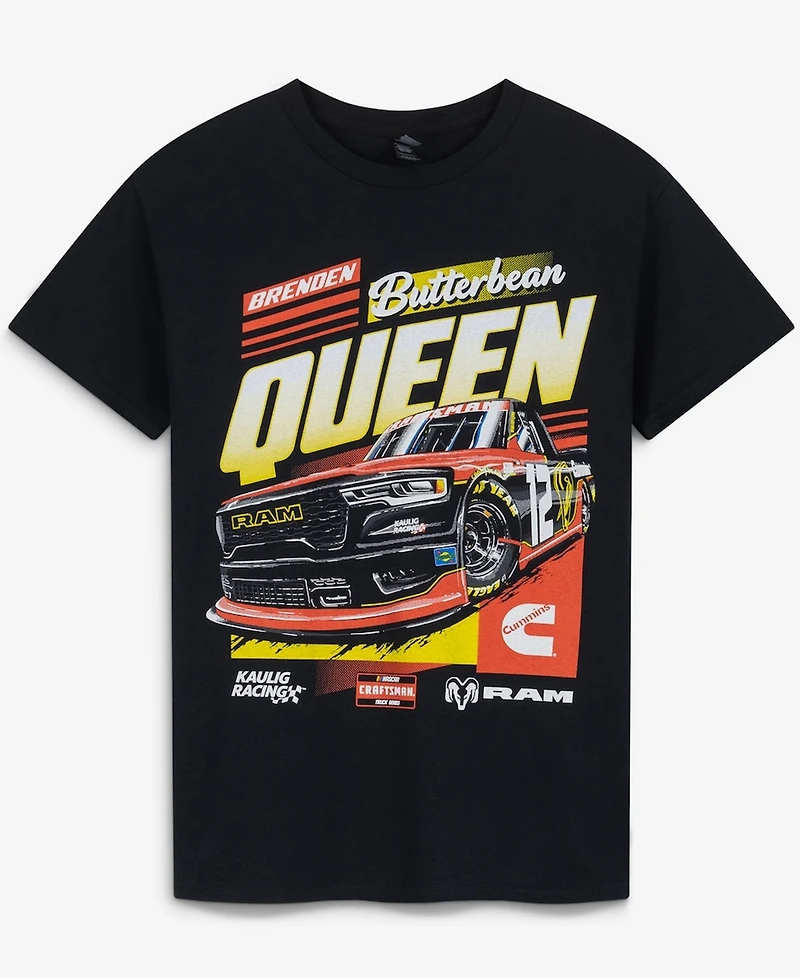 Kaulig Racing Men's and Women's x Ram Black Butterbean Queen T-Shirt
