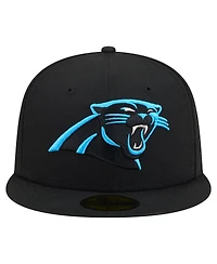 New Era Men's Black Carolina Panthers 59FIFTY Fitted Hat