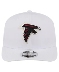 New Era Men's White Atlanta Falcons Name Plate 9SEVENTY Adjustable Hat