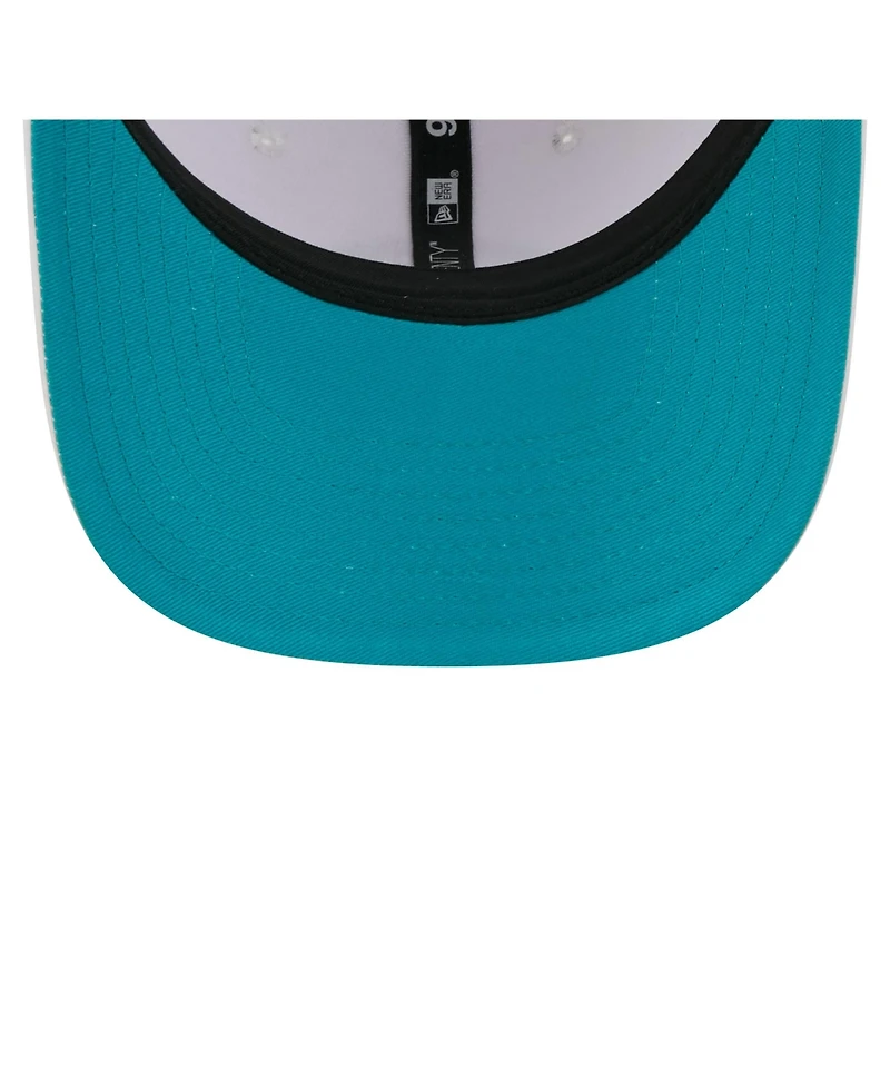 New Era Men's White Miami Dolphins Coolera 9SEVENTY Adjustable Hat