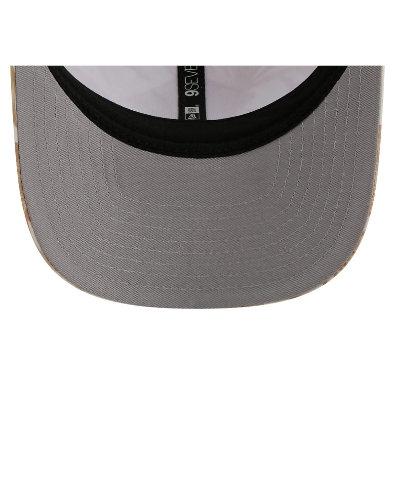 New Era Men's Tan Philadelphia Eagles Tonal Palm Coolera 9SEVENTY Adjustable Trucker Hat