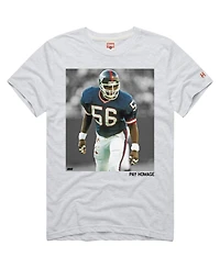 Homage Men's and Women's Lawrence Taylor Ash New York Giants Pay Tri-Blend T-Shirt