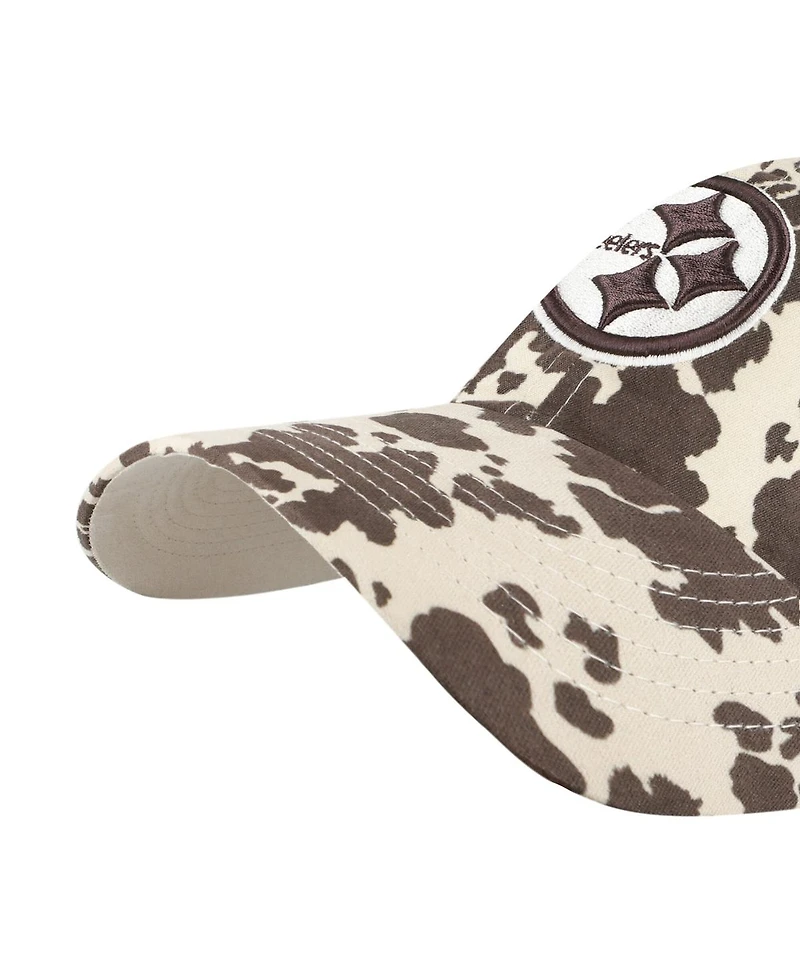 '47 Brand Women's Natural Pittsburgh Steelers Bessie Clean Up Adjustable Hat