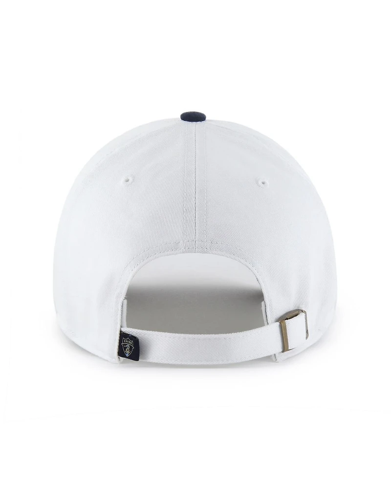 '47 Brand Men's White Philadelphia Union Two-Tone Clean Up Adjustable Hat