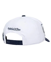 Mitchell & Ness Men's and Women's White/Navy New York Yankees Xl Script Pro Crown Adjustable Hat