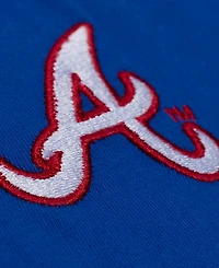 Mitchell & Ness Men's Royal Atlanta Braves Wild Pitch Ringer T-Shirt