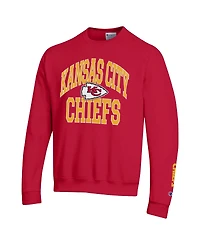 Champion Men's Red Kansas City Chiefs Powerblend Fleece Sweatshirt