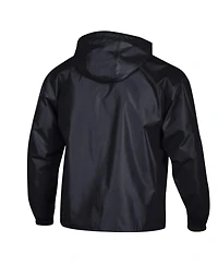Champion Men's Black Arizona Cardinals Packable Hooded Windbreaker Half-Zip Jacket