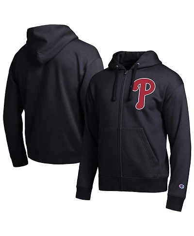 Champion Men's Black Philadelphia Phillies All-Star Full-Zip Hoodie