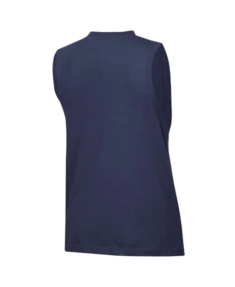 Champion Women's Navy Atlanta Braves Muscle Tank Top