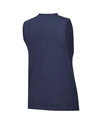 Champion Women's Navy Atlanta Braves Muscle Tank Top
