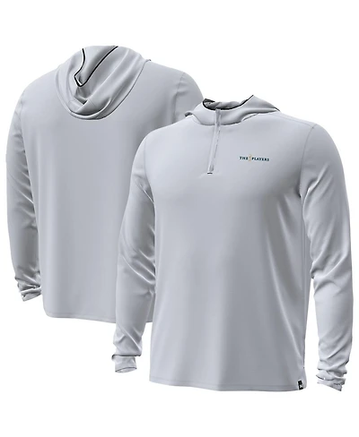 Under Armour Men's Gray The Players Drive Strom Quarter-Zip Hoodie