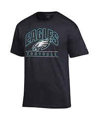 Champion Men's Black Philadelphia Eagles Football T-Shirt