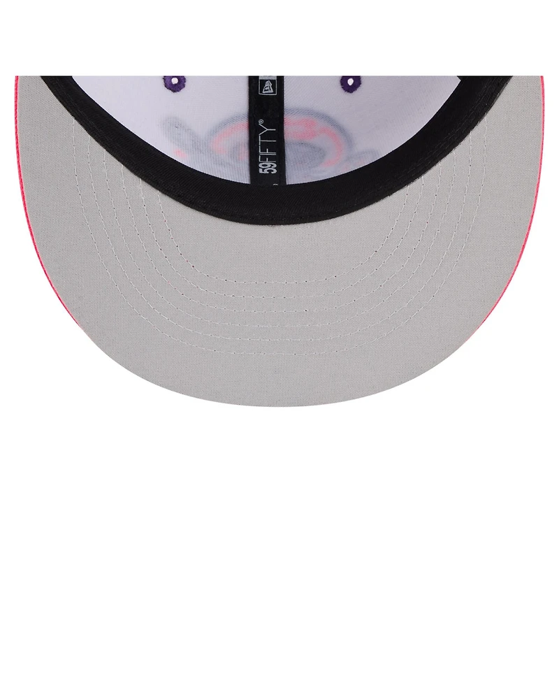 New Era Men's White/Pink Jersey Shore BlueClaws 2026 Copa De La Diversion 59FIFTY Fitted Hat