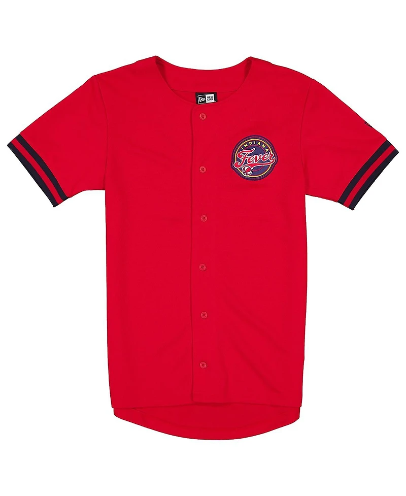 New Era Men's Red Indiana Fever 2026 Wnba Draft Hometown Baseball Jersey