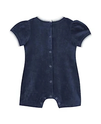 Outerstuff Baby Girls Navy New York Yankees Wind-Up Coverall Shorts