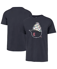 '47 Brand Men's Navy Boston Red Sox Ice Cream Helmet Franklin T-Shirt