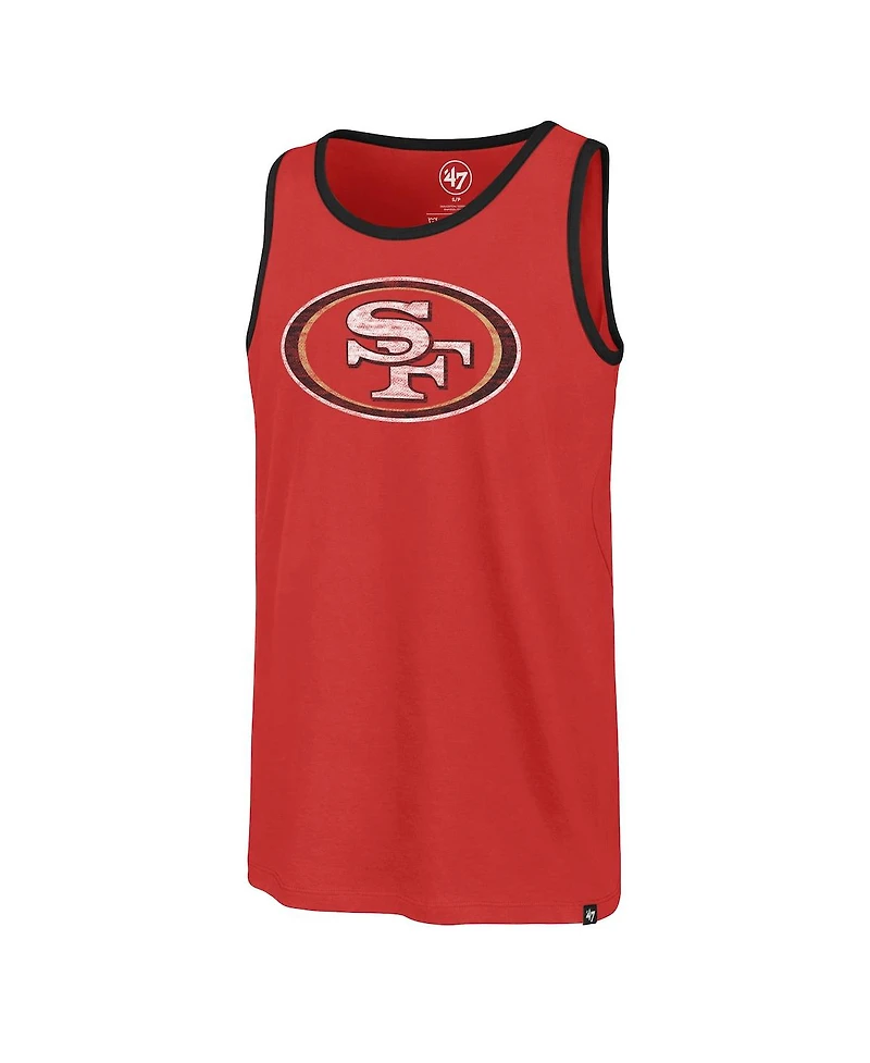 '47 Brand Men's Scarlet San Francisco 49ers Premier Franklin Tank Top