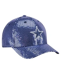 New Era Women's Navy Dallas Cowboys Sequin 9FORTY Adjustable Hat