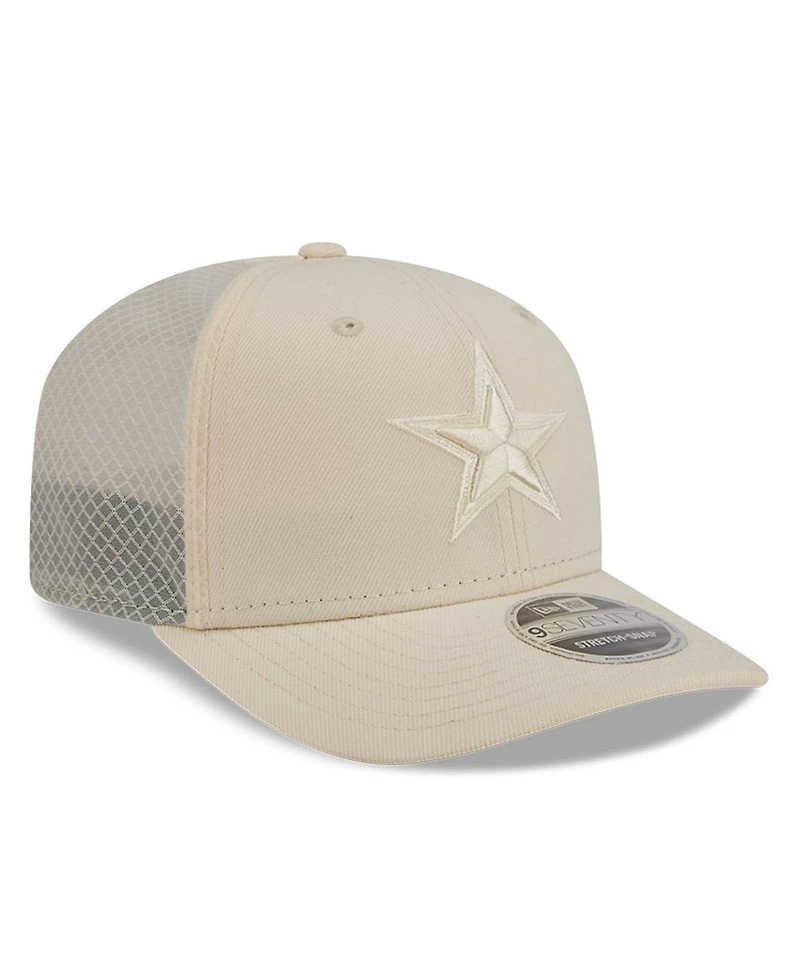 New Era Men's Cream Dallas Cowboys Color Pack 9SEVENTY Adjustable Hat