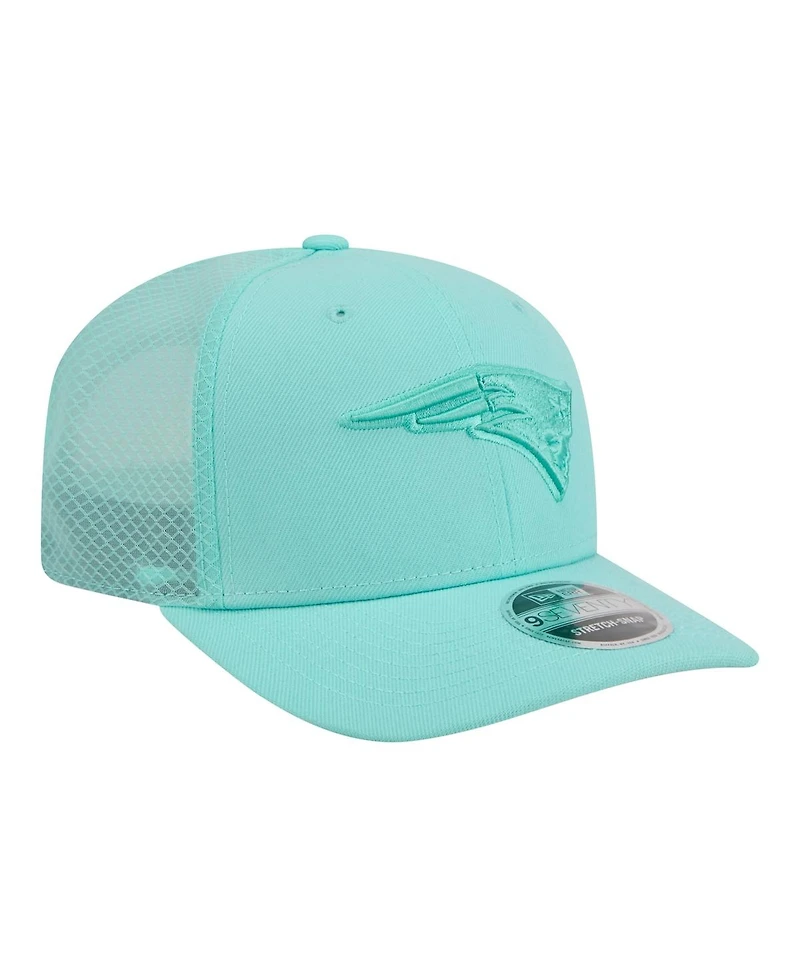 New Era Men's Turquoise New England Patriots Color Pack 9SEVENTY Adjustable Hat