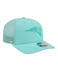 New Era Men's Turquoise New England Patriots Color Pack 9SEVENTY Adjustable Hat