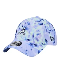 New Era Women's Navy Atlanta Braves Casual Classic Adjustable Hat