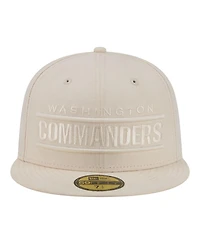 New Era Men's Cream Washington Commanders Color Pack 59FIFTY Fitted Hat