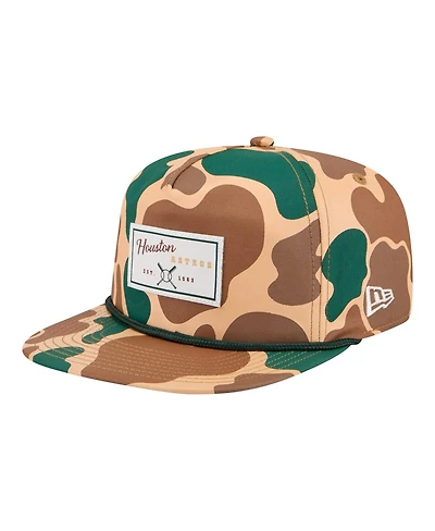 New Era Men's Camo Houston Astros Duck 19TWENTY Adjustable Hat
