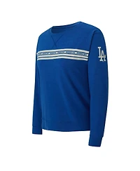 Concepts Sport Women's Royal Los Angeles Dodgers Birch French Terry Long Sleeve T-Shirt