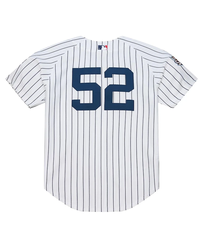 Mitchell & Ness Men's  Cc Sabathia White New York Yankees 2009 Cooperstown Collection Authentic Jersey