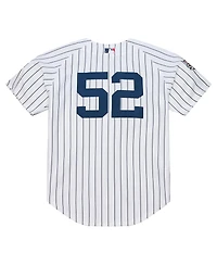 Mitchell & Ness Men's  Cc Sabathia White New York Yankees 2009 Cooperstown Collection Authentic Jersey