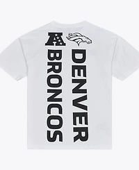 Mitchell & Ness Men's White Denver Broncos Monochrome T-Shirt