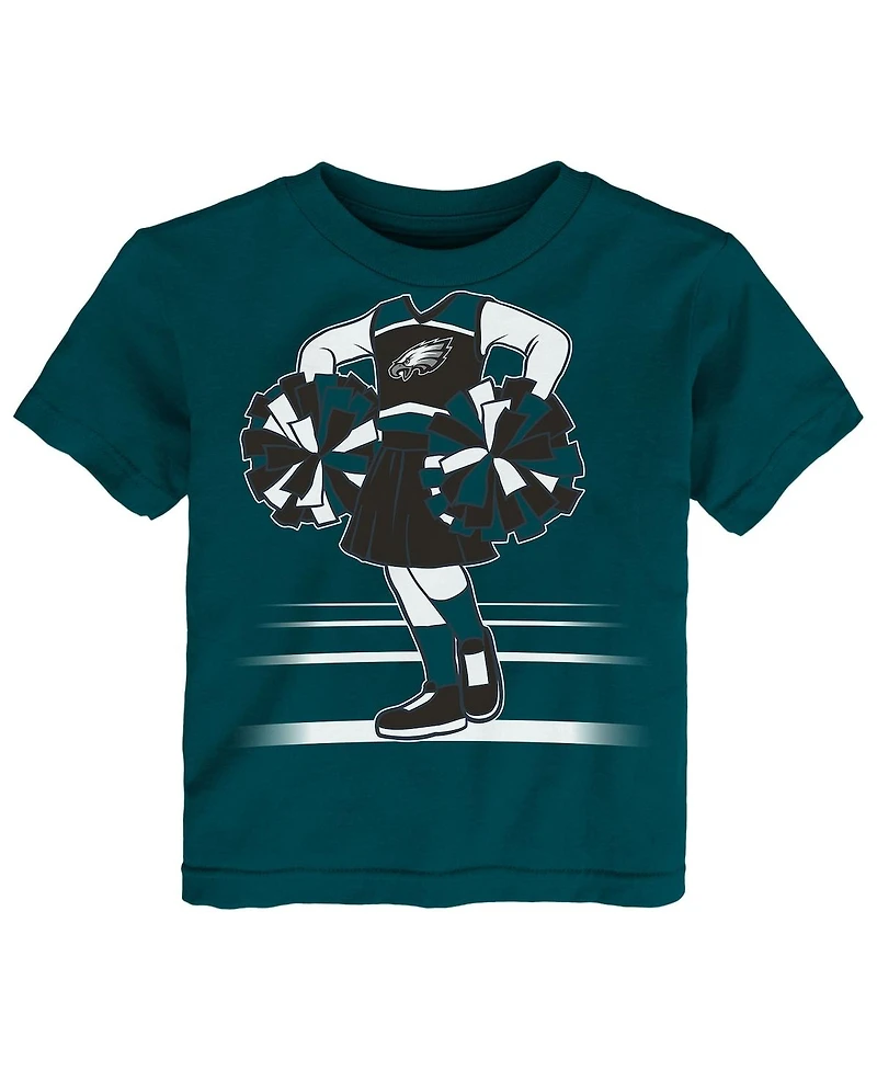 Outerstuff Girls Toddler Midnight Green Philadelphia Eagles Game Fit T-Shirt