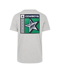 '47 Brand Men's Heather Gray Dallas Cowboys Chrome Plate Franklin T-Shirt
