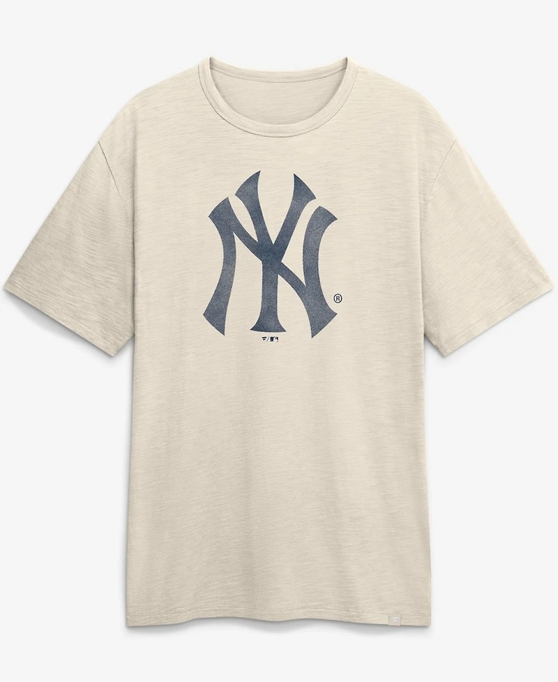 Fanatics Men's Cream New York Yankees Stadium Slub T-Shirt