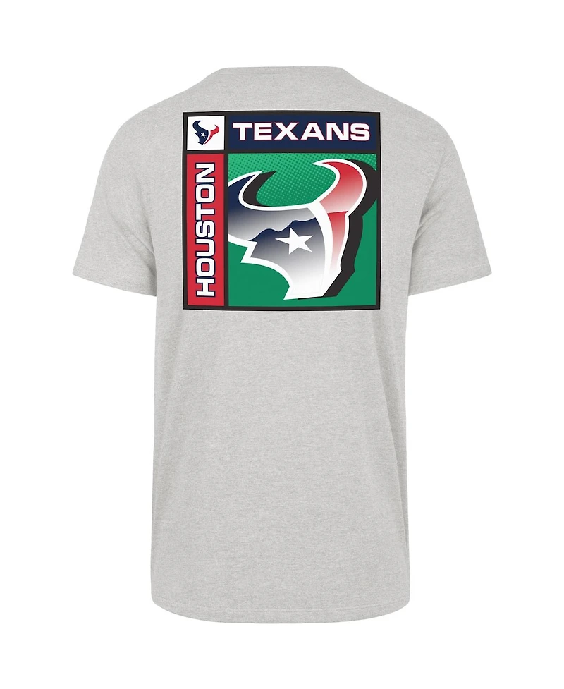 '47 Brand Men's Gray Houston Texans Chrome Plate Franklin T-Shirt