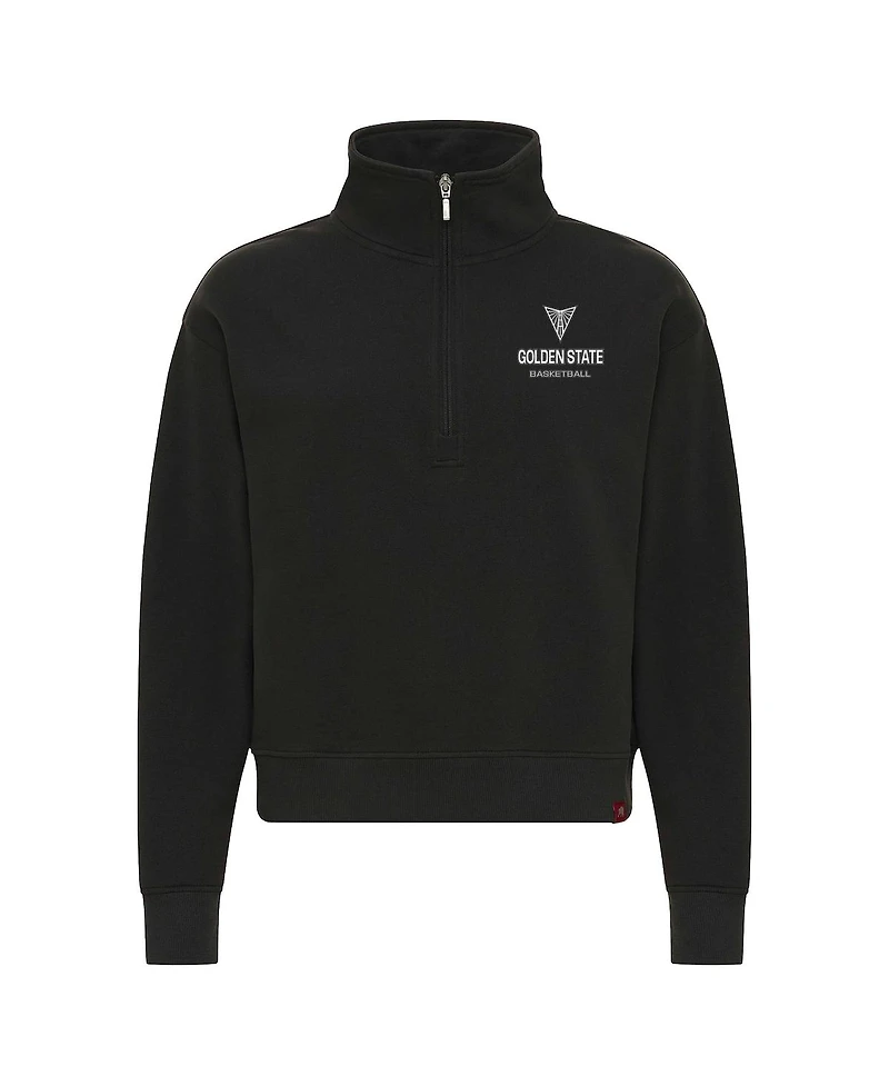 Sportiqe Women's Anthracite Golden State Valkyries Athletic Club Collection Marant Quarter-Zip Pullover Hoodie