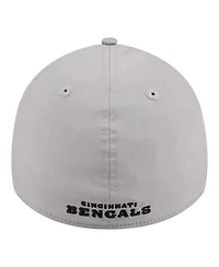 New Era Men's Gray Cincinnati Bengals Perforated 39THIRTY Flex Hat