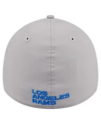 New Era Men's Gray Los Angeles Rams Perforated 39THIRTY Flex Hat